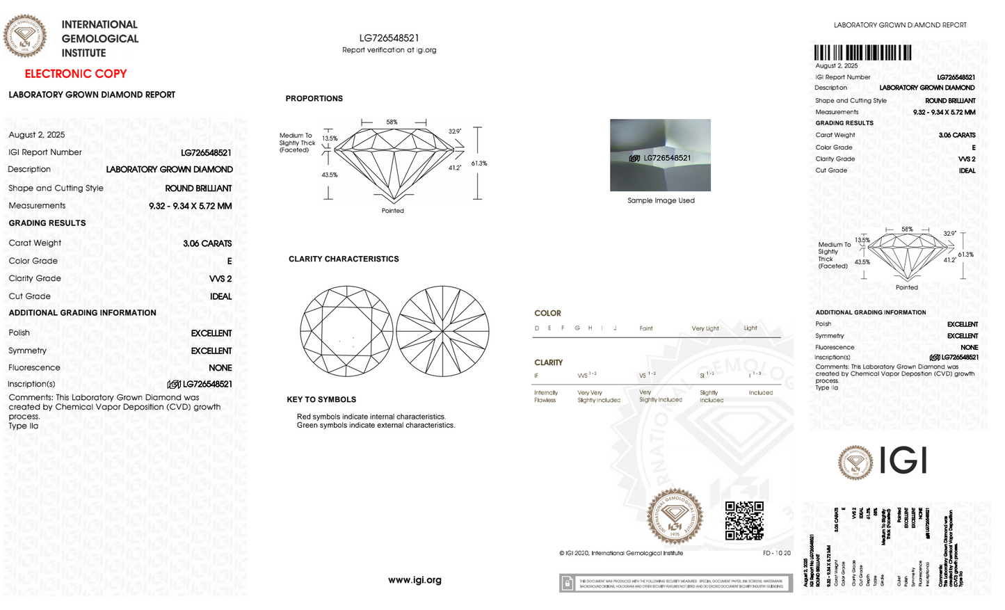 ROUND 3 CARAT EACH STUDS (ARJS3065)