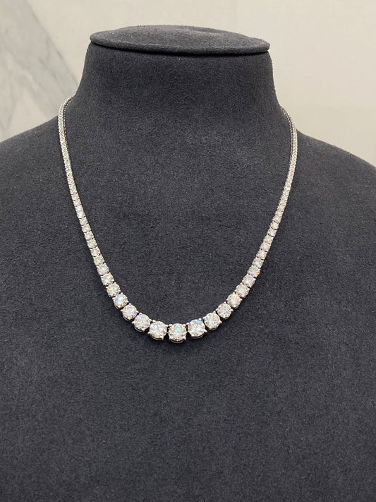 1CT ROUND IN GRADUATED NECKLACE