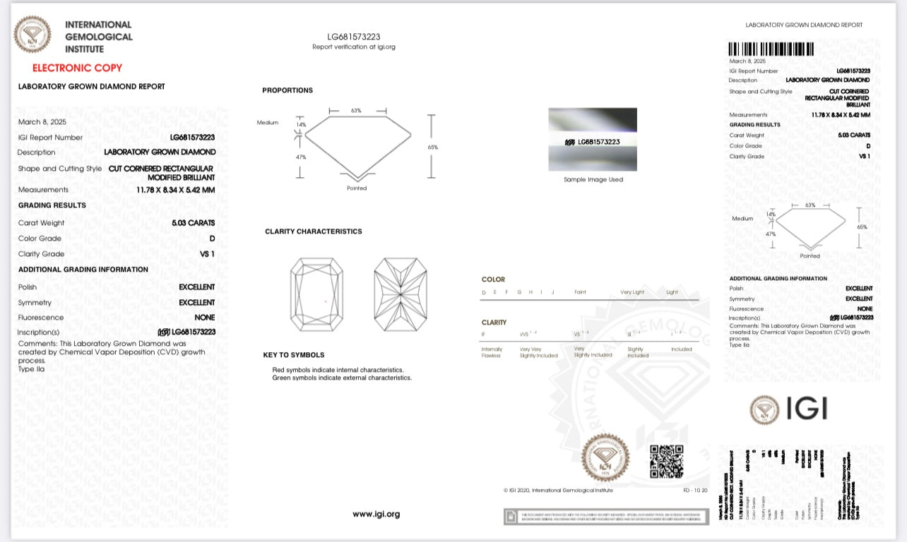 5CT Radiant w. Side Baguette Ring (LARJS3758)