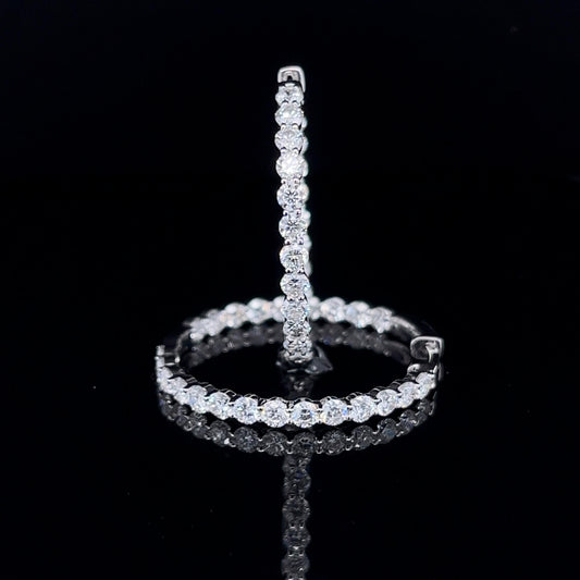 0.07 CARAT HOOP EARRING (KJE8639)