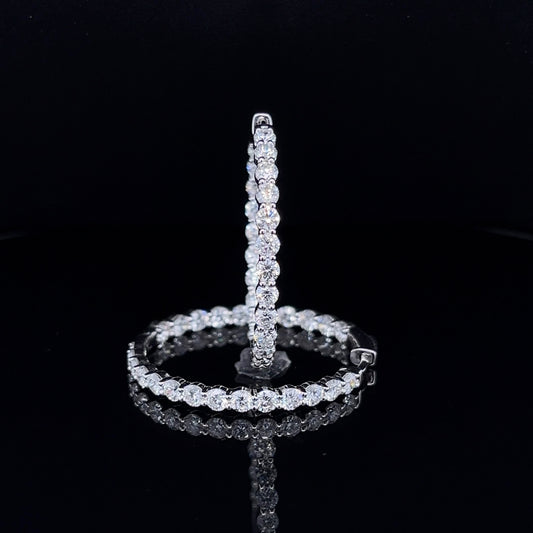 0.08 CARAT HOOP EARRING (KJE8640)