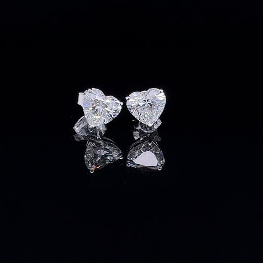 1.51 CARAT HEART SHAPE EARRING (KJE9753/3615)