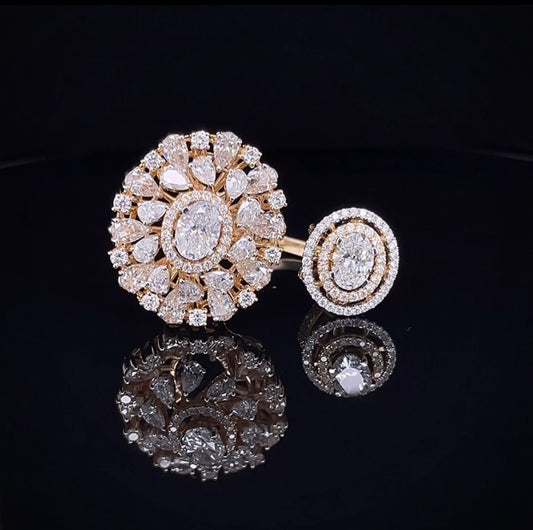 Flower Diamond Ring (SJR18759)