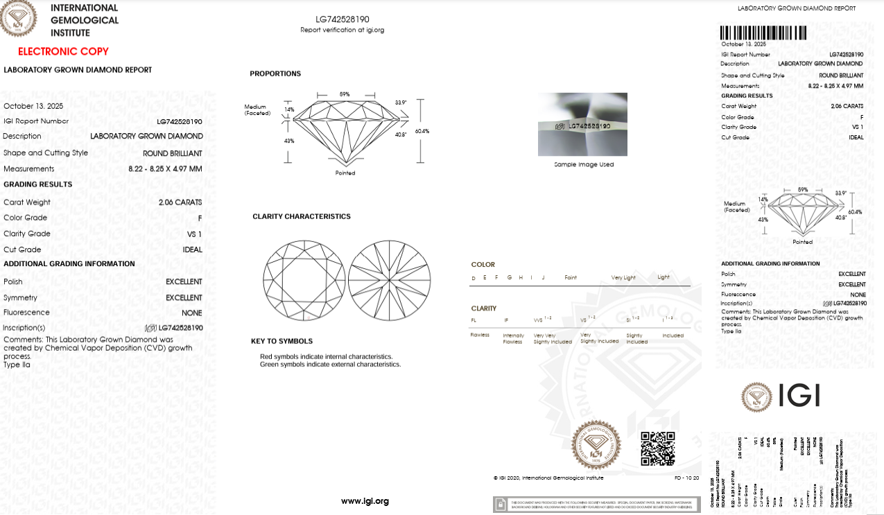 2 Carat Round Elegant Pendant (ARJS3770)