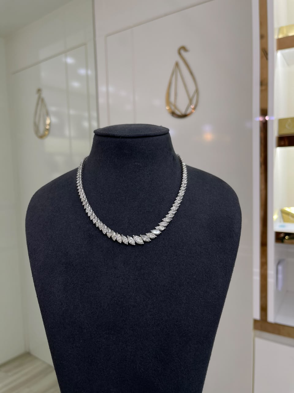 1 CARAT MARQUISE CROSS NECKLACE ARJS3754