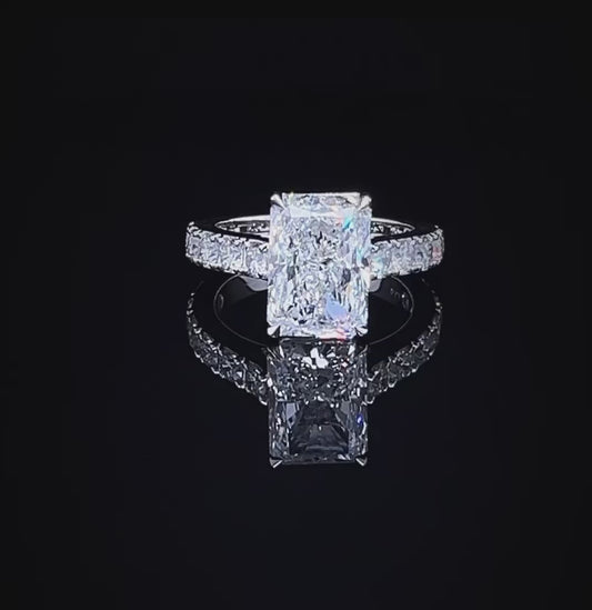 4.03CT RADIANT DIAMOND RING (ARJS3179)