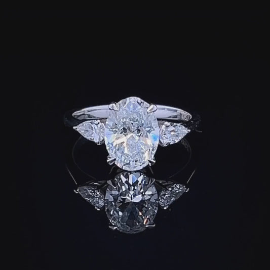 2CT OVAL TRIOLOGY RING (ARJS3142)