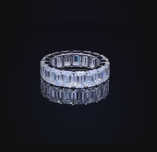 50PT EMERALD FULL ETERNITY BAND (CTA1292)