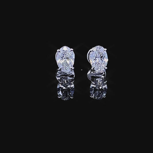 1 CARAT OVAL STUDS (ARJS2957)