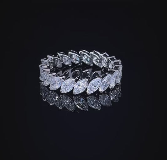 15PT MARQUISE FULL ETERNITY BAND (CTA1304)