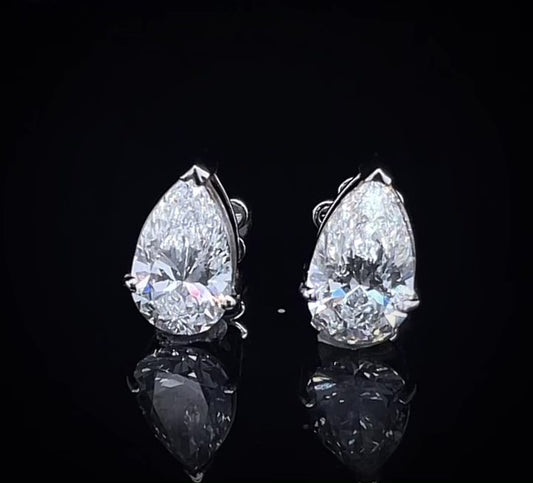 1.5CT EACH PEAR STUD DIAMOND EARRING (ARJS2962)