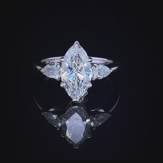 2CT MARQUISE TRIOLOGY RING (CTA1296)