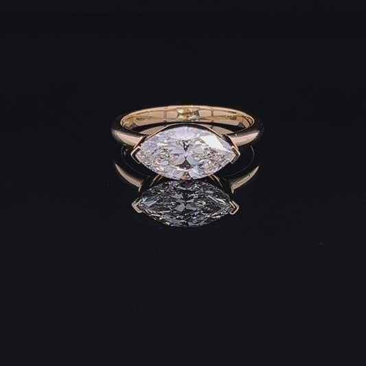 2 Carat Marquise Diamond Ring (ARJS2822)