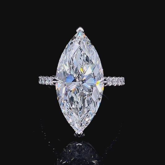 10CT MARQUISE WITH SIDE DIAMOND (ARJS3368)