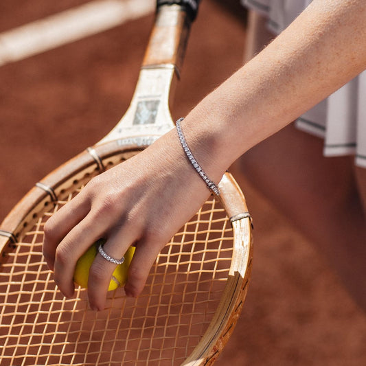 20 Pointer Round Tennis Bracelet (ARJS3315)
