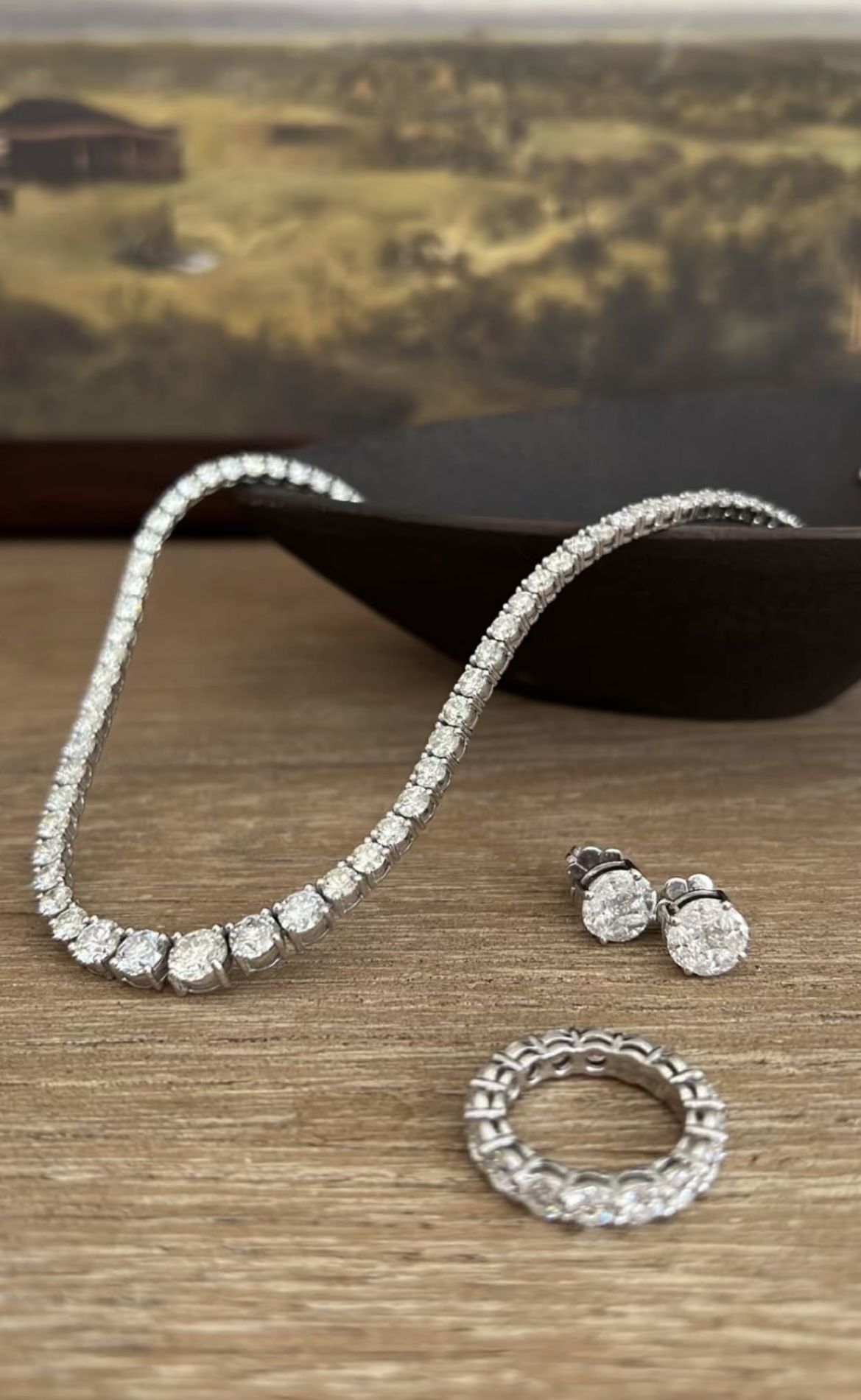 1 Carat Graduation Necklace (ARJS3907)