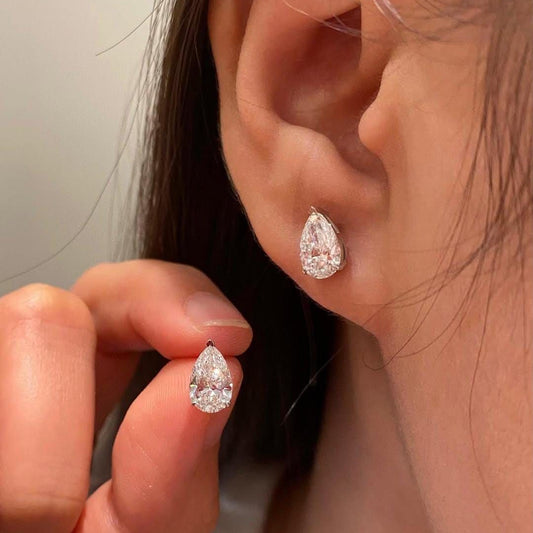 1.5CT EACH PEAR STUD DIAMOND EARRING (ARJS2962)
