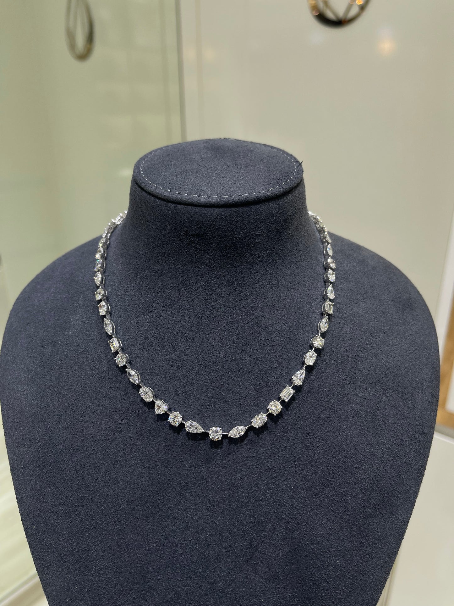 50PT MIX SHAPE DIAMOND NECKLACE