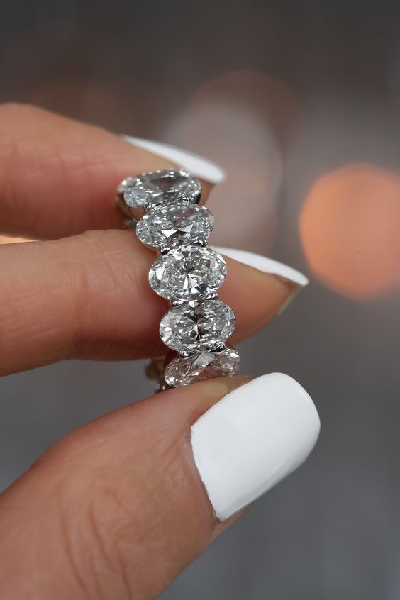 50 Pointer Oval Full Eternity Band (ARJS3897)