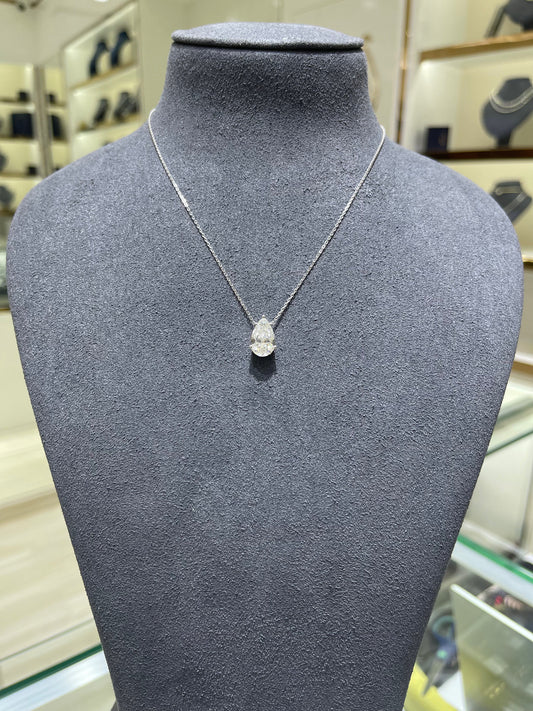 3CT PEAR DIAMOND PENDANT (ARJS3340)