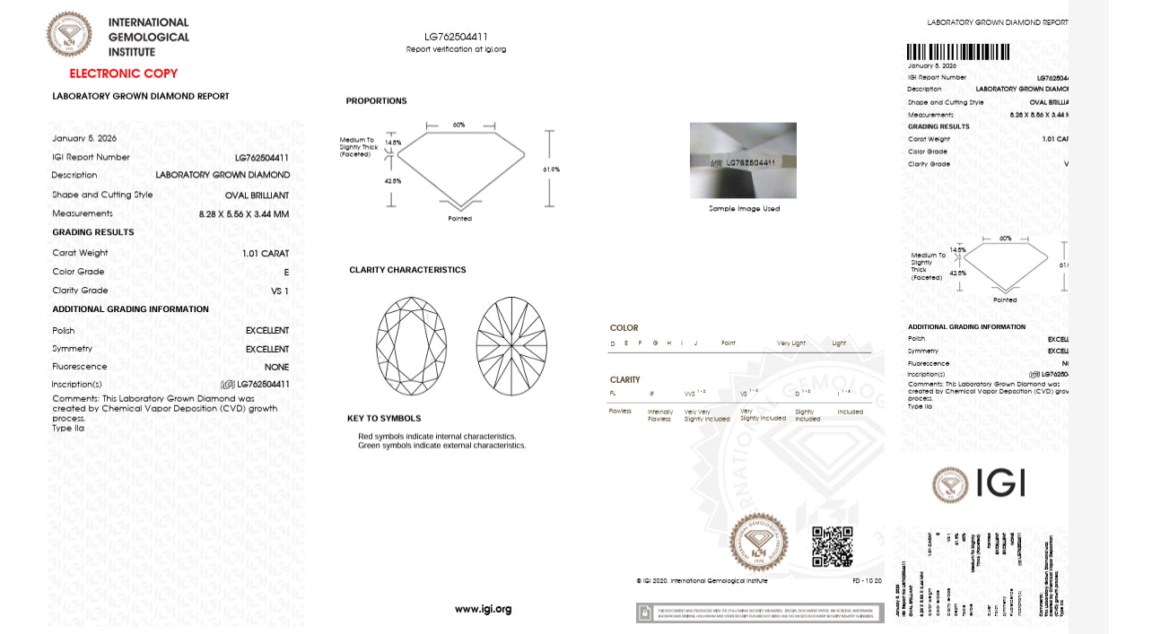 1 CARAT IN GRADUATED OVAL NECKLACE (ARJS3890)
