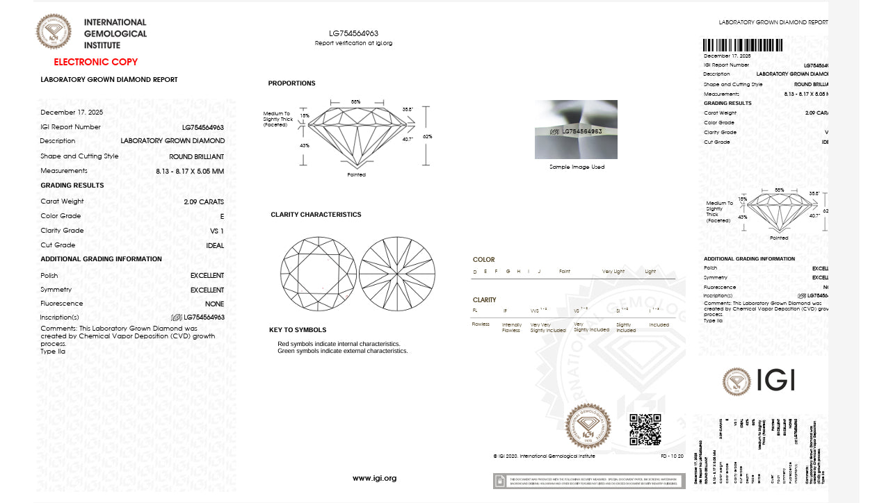 5 CARAT ROUND IN GRADUTED NECKLACE ARJS4004