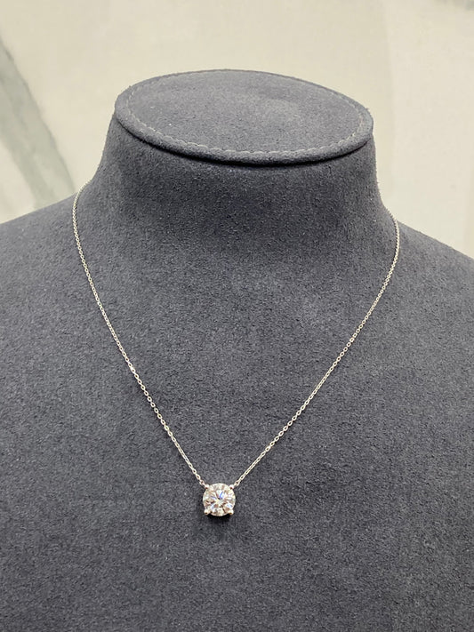 2CT ROUND DIAMOND PENDANT (ARJS3050)
