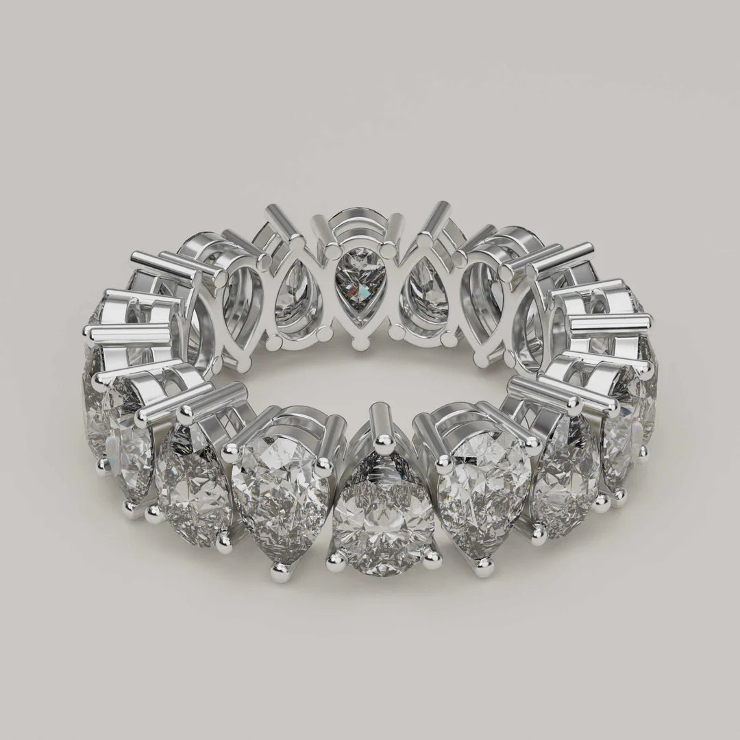 40 Pointer Pear Up down Full Eternity band (ARJS3885)