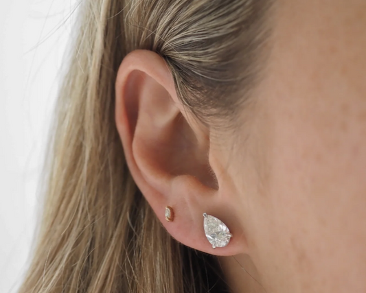 3CT Each Pear Diamond Earring (LARJS3806)
