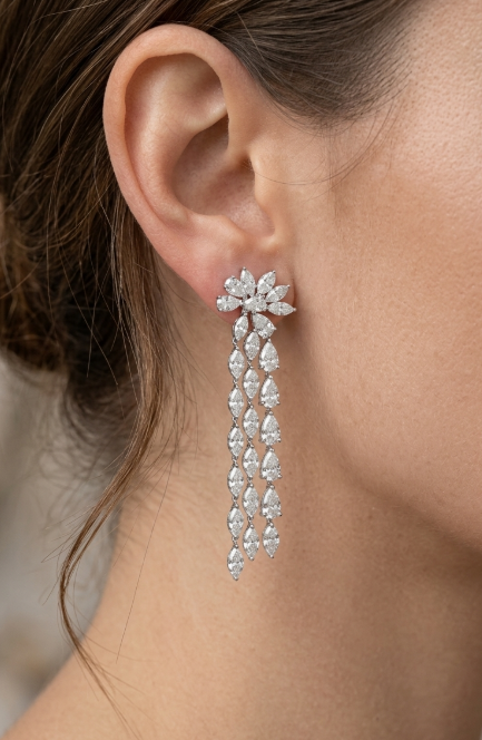 Pear & Marquise Dangling Earring (LARJS3711)