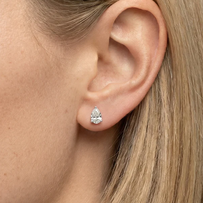 1.5CT EACH PEAR STUD DIAMOND EARRING (ARJS2962)