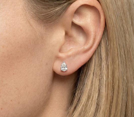 1.5CT EACH PEAR STUD DIAMOND EARRING (ARJS2962)