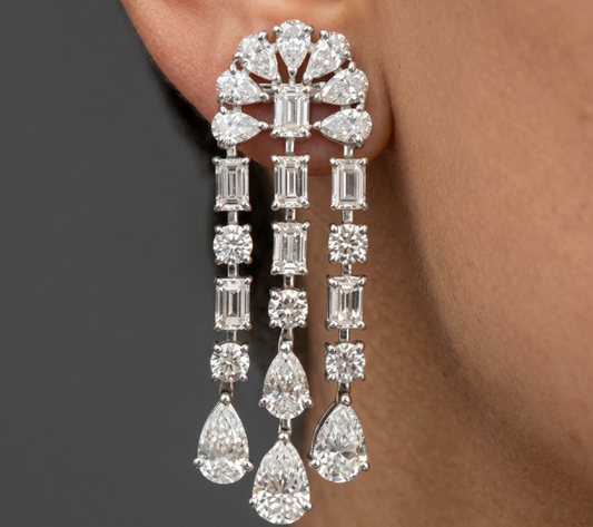 3LINE DANGLING EARRING