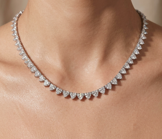 70PT HEART DIAMOND NECKLACE (LARJS3850)