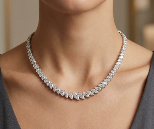1 CARAT MARQUISE CROSS NECKLACE ARJS3754