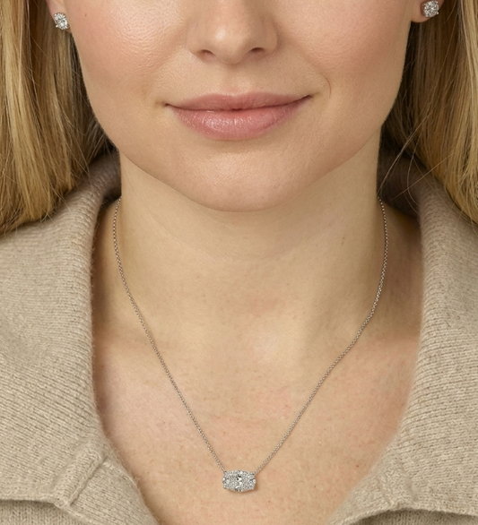 4CT OVAL DIAMOND PENDANT  (CTA1289)