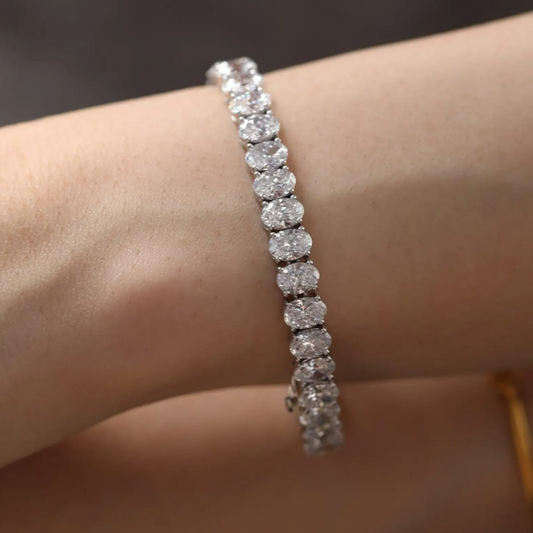 30 Pointer Oval One line Bracelet (ARJS4071)