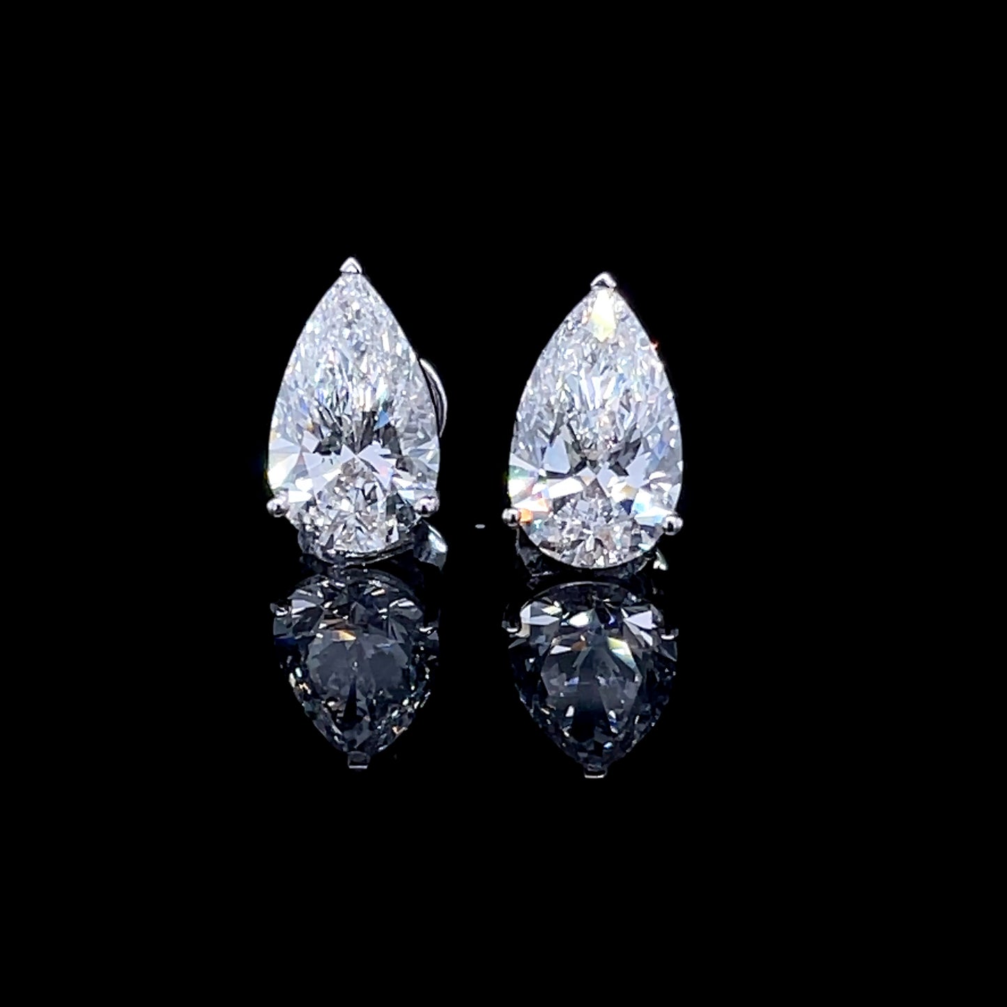 3CT Each Pear Diamond Earring (LARJS3806)
