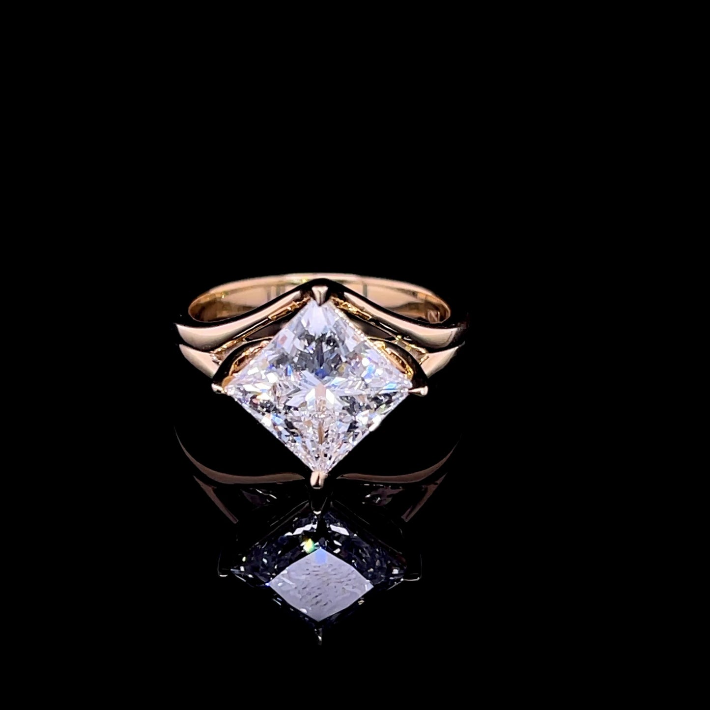 3 Carat Princess Ring (ARJS4109)