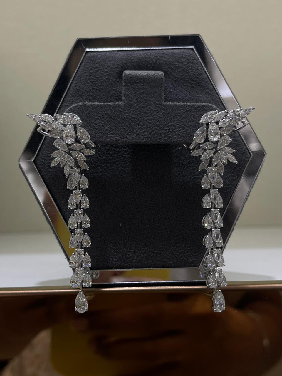 Pear & Marquise Big Earring (ARJS4074)