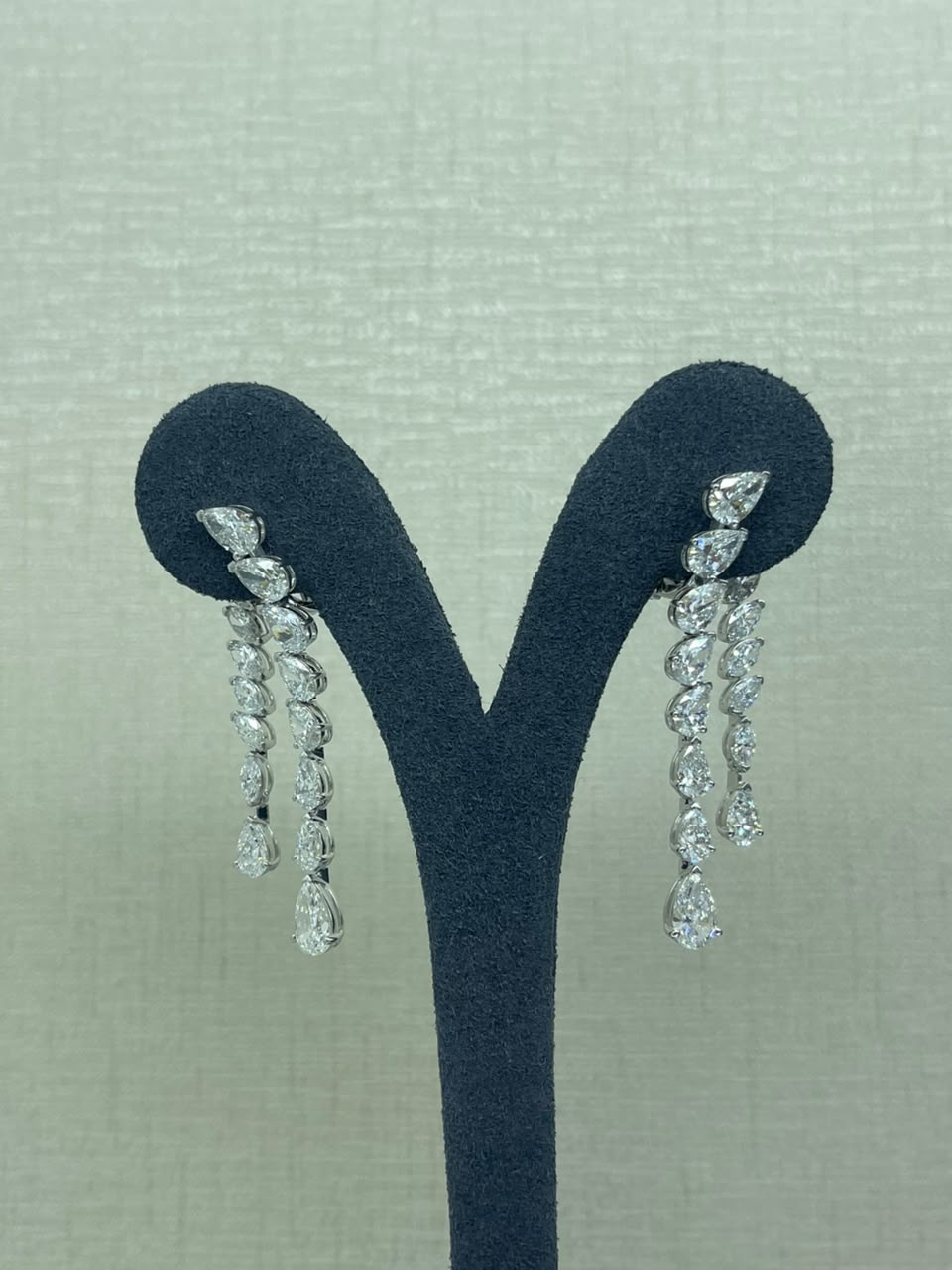 Pear & Marquise Two Line Earring (ARJS4108)