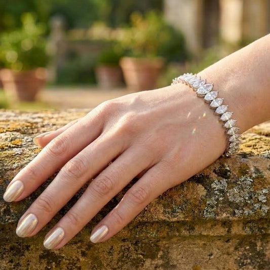 50 Pointer Marquise Graduated Bracelet (ARJS4161)