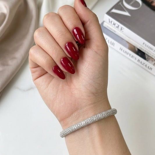 Continuous Sparkle Round Diamond Python Bracelet (SKJ1272)