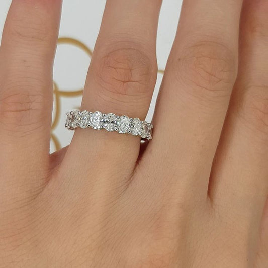 30 Pointer Oval Full Eternity Band (ARJS3096)