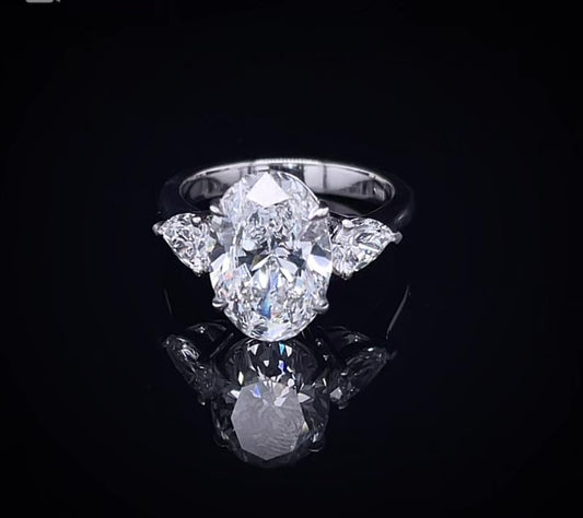 4CT OVAL TRILOGY RING (ARJS3491)