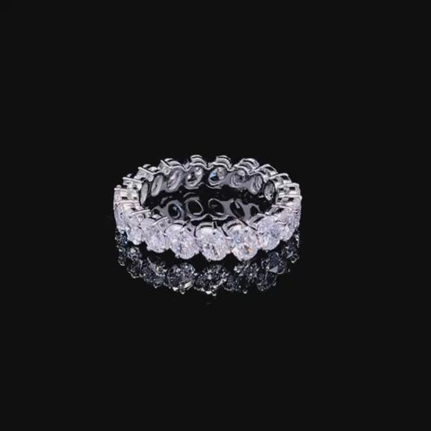 20PT OVAL DIAMOND FULL ETERNITY BAND (ARJS3297)