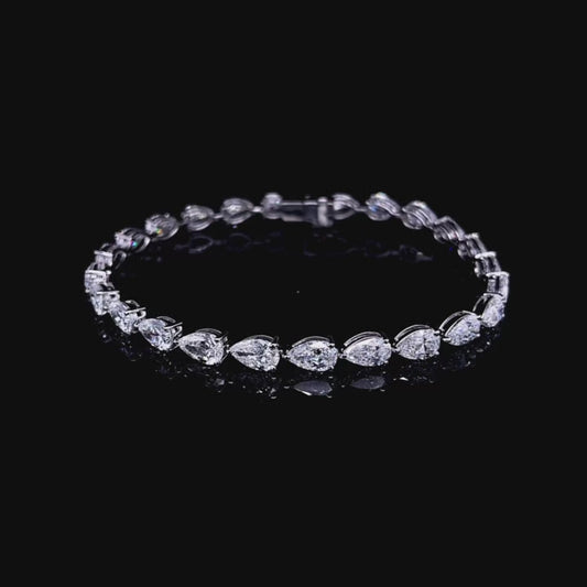 50PT EACH PEAR DIAMOND BRACELET (ARJS3213)