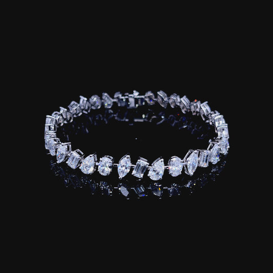 30PT MIX SHAPE DIAMOND BRACELET (ARJS3462)