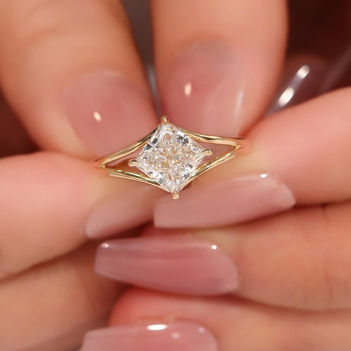 3 Carat Princess Ring (ARJS4109)